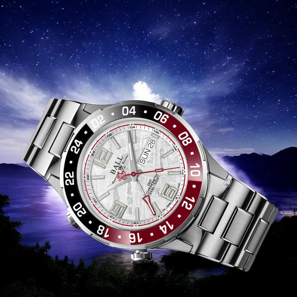 BALL 波爾錶Roadmaster 海洋 GMT 隕石面 機械錶 男錶 手錶 (40mm) DG3000A-S12CJ-MSL