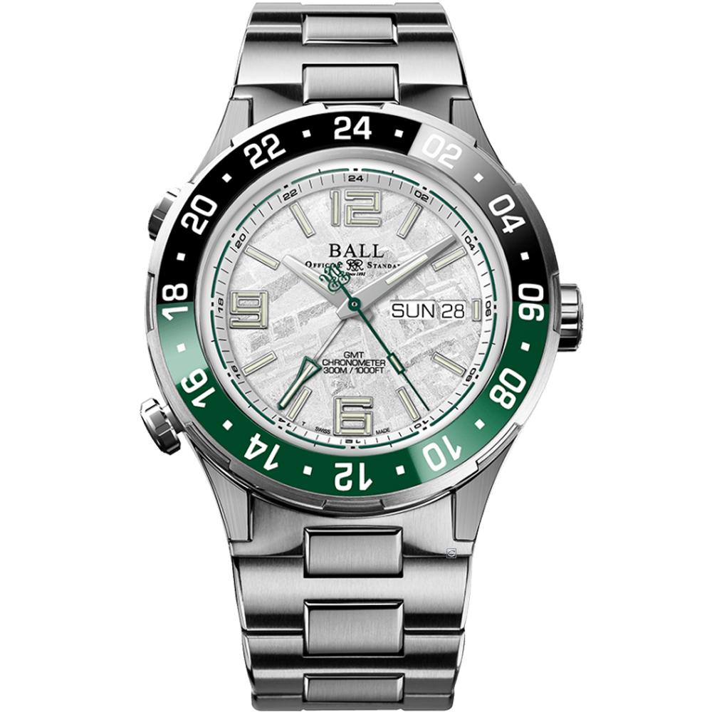 BALL 波爾錶Roadmaster 海洋 GMT 隕石面 機械錶 男錶 手錶 (40mm) DG3000A-S13CJ-MSL