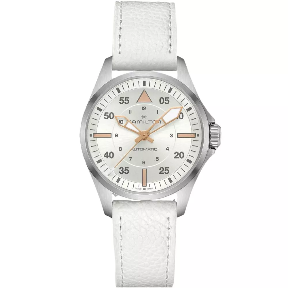 Hamilton 漢米爾頓 Khaki Aviation 機械錶 手錶 飛行錶36mm 白色/H76215850 Hamilton 漢米爾頓 Khaki Aviation 機械錶 手錶 飛行錶36mm 白色/H76215850