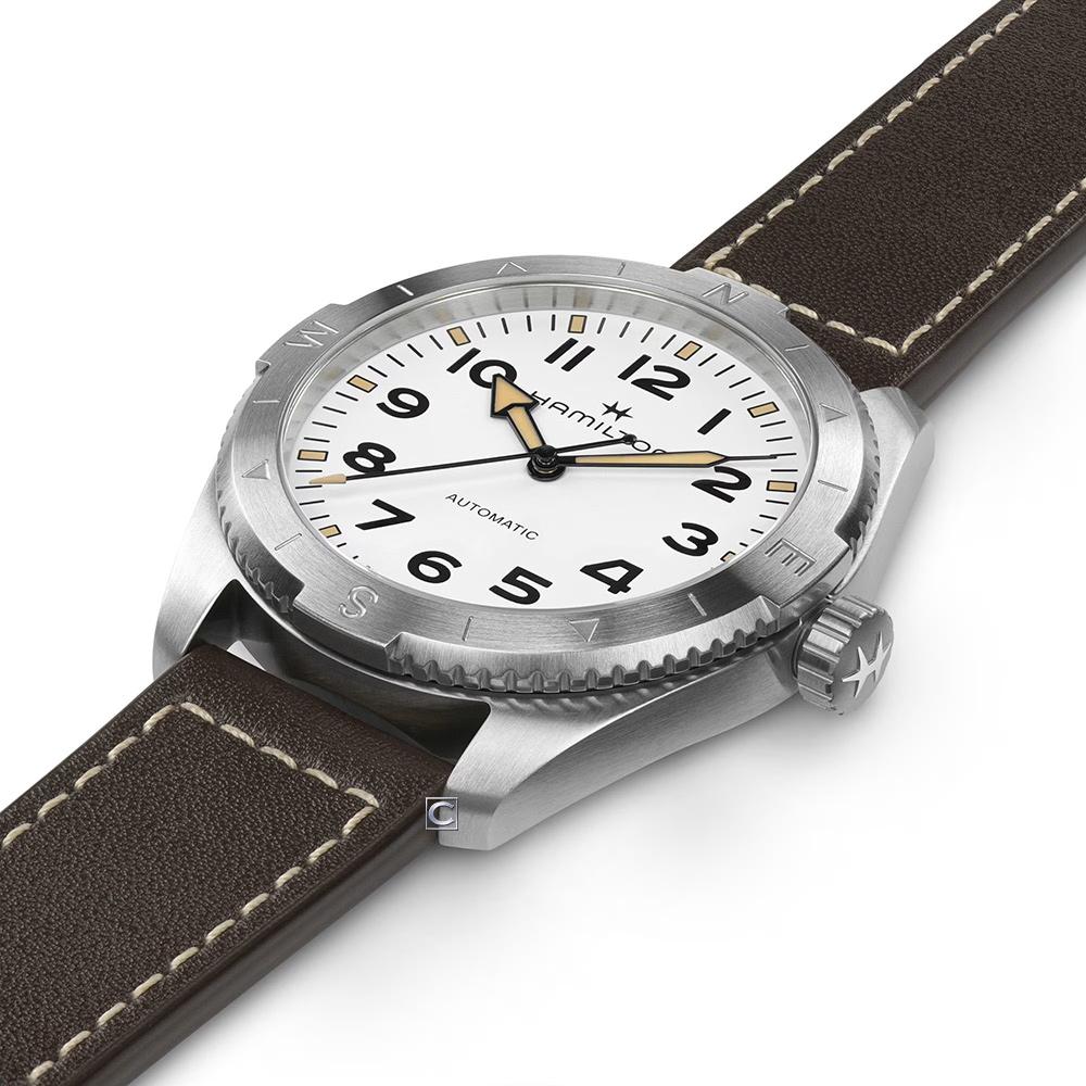 Hamilton 漢米爾頓 Khaki Field Expedition 卡其野戰探險機械錶 男錶 手錶 白色41mm/H70315510