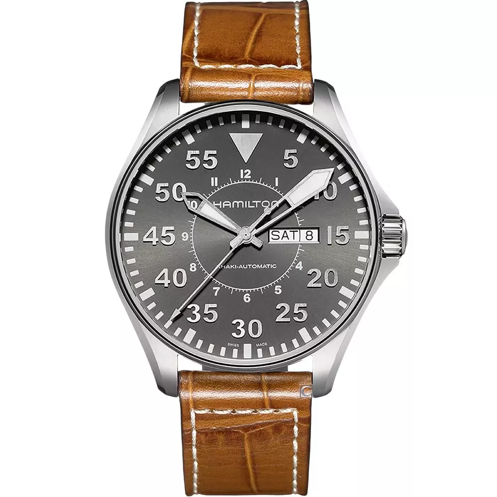 Hamilton 漢米爾頓 Khaki Aviation 卡其航空系列機械錶/ 46mm 飛行錶 男錶-H64715885
