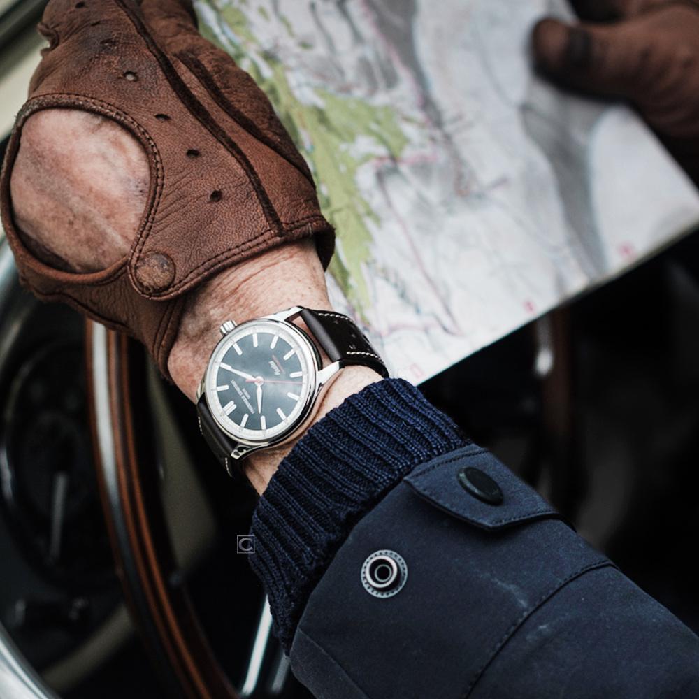 Frederique Constant 康斯登 VINTAGE RALLY古董賽車系列限量機械腕錶 40mm FC-301HGRS5B6