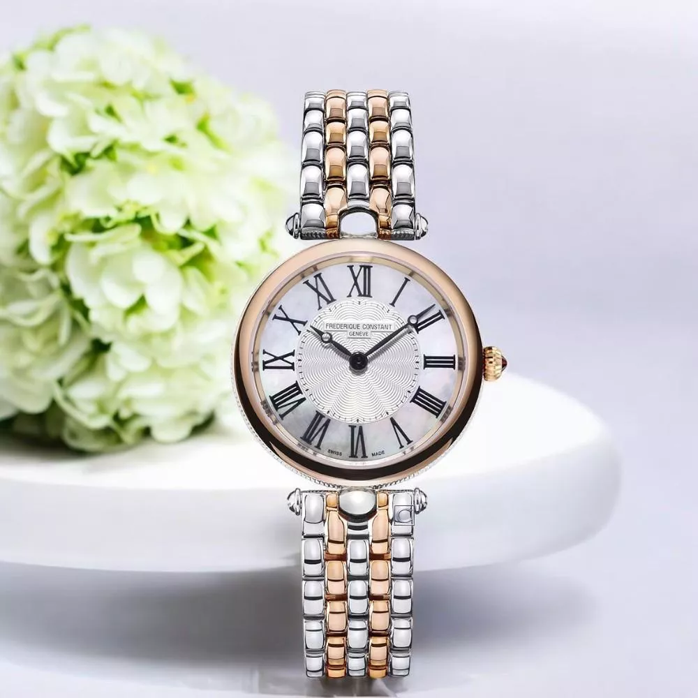CONSTANT 康斯登 Classics 璀璨藝術時尚腕錶 女錶-FC-200MPW2AR2B