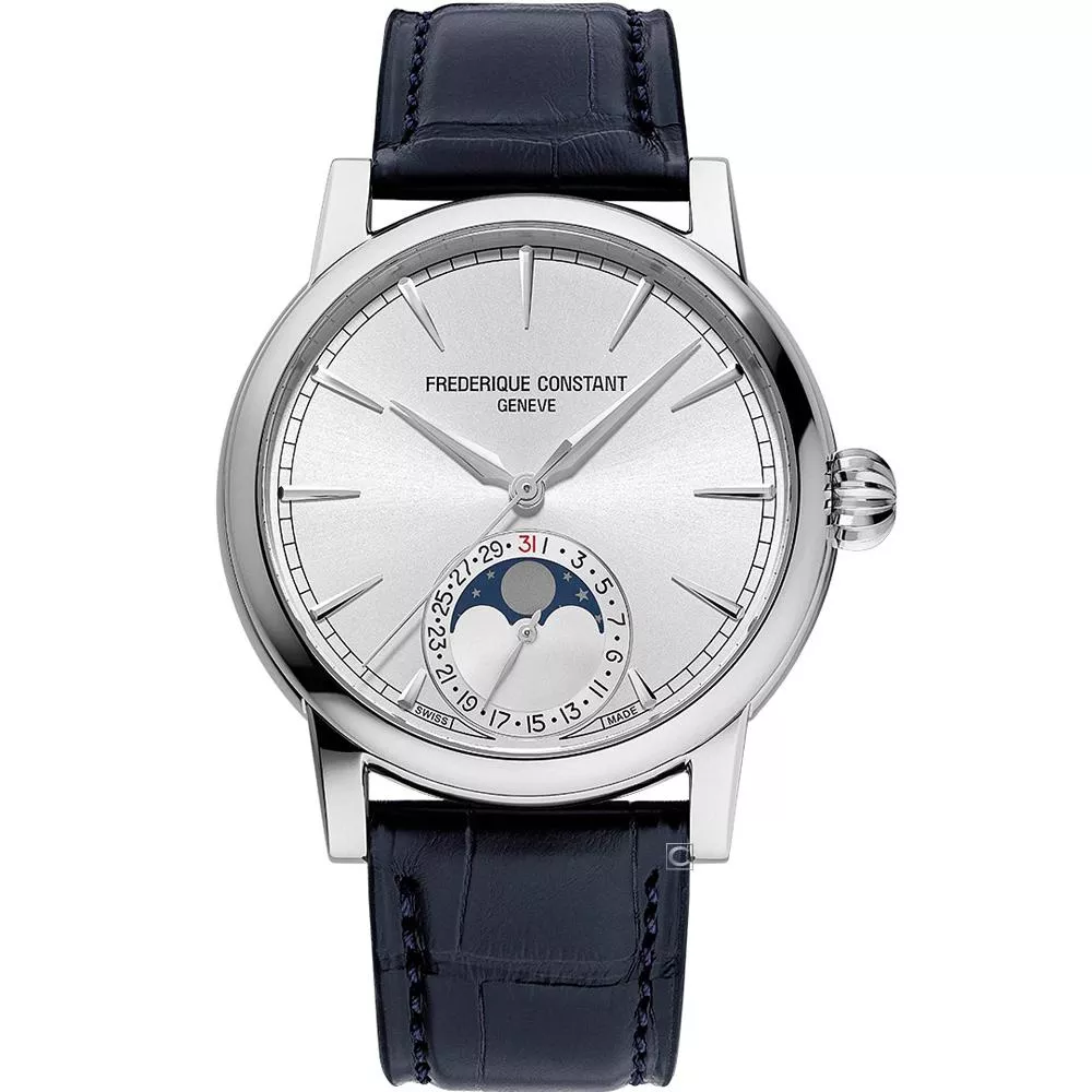 CONSTANT 康斯登 Manufacture 自製機芯三日鍊月相機械腕錶-40mm/FC-716S3H6 CONSTANT 康斯登 Manufacture 自製機芯三日鍊月相機械腕錶-40mm/FC-716S3H6