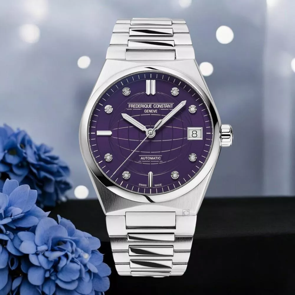CONSTANT 康斯登 Highlife Ladies 高雅時尚機械錶-34mm藍/FC-303PD2NH6B CONSTANT 康斯登 Highlife Ladies 高雅時尚機械錶-34mm藍/FC-303PD2NH6B