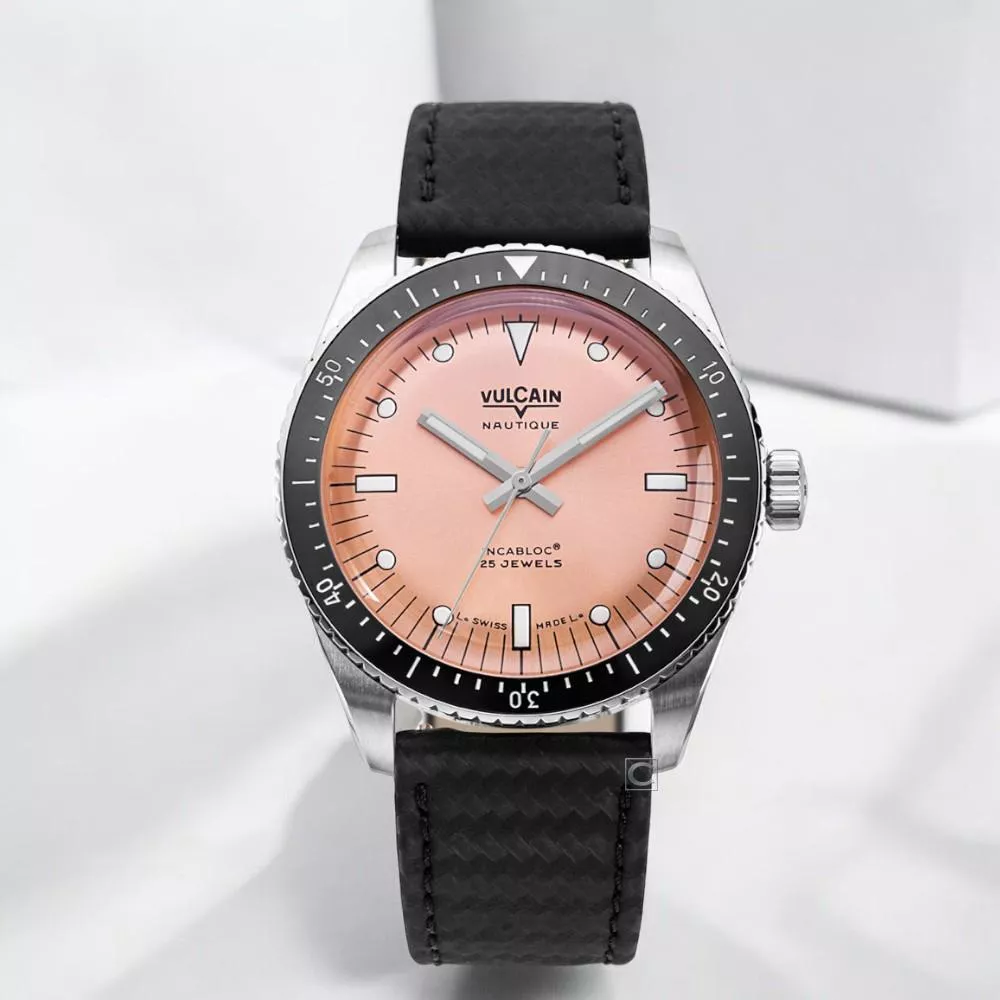 VULCAIN 窩路堅 潛水員系列 大三針 機械錶 男錶 手錶38mm/660170B87.BAC243 VULCAIN 窩路堅 潛水員系列 大三針 機械錶 男錶 手錶38mm/660170B87.BAC243