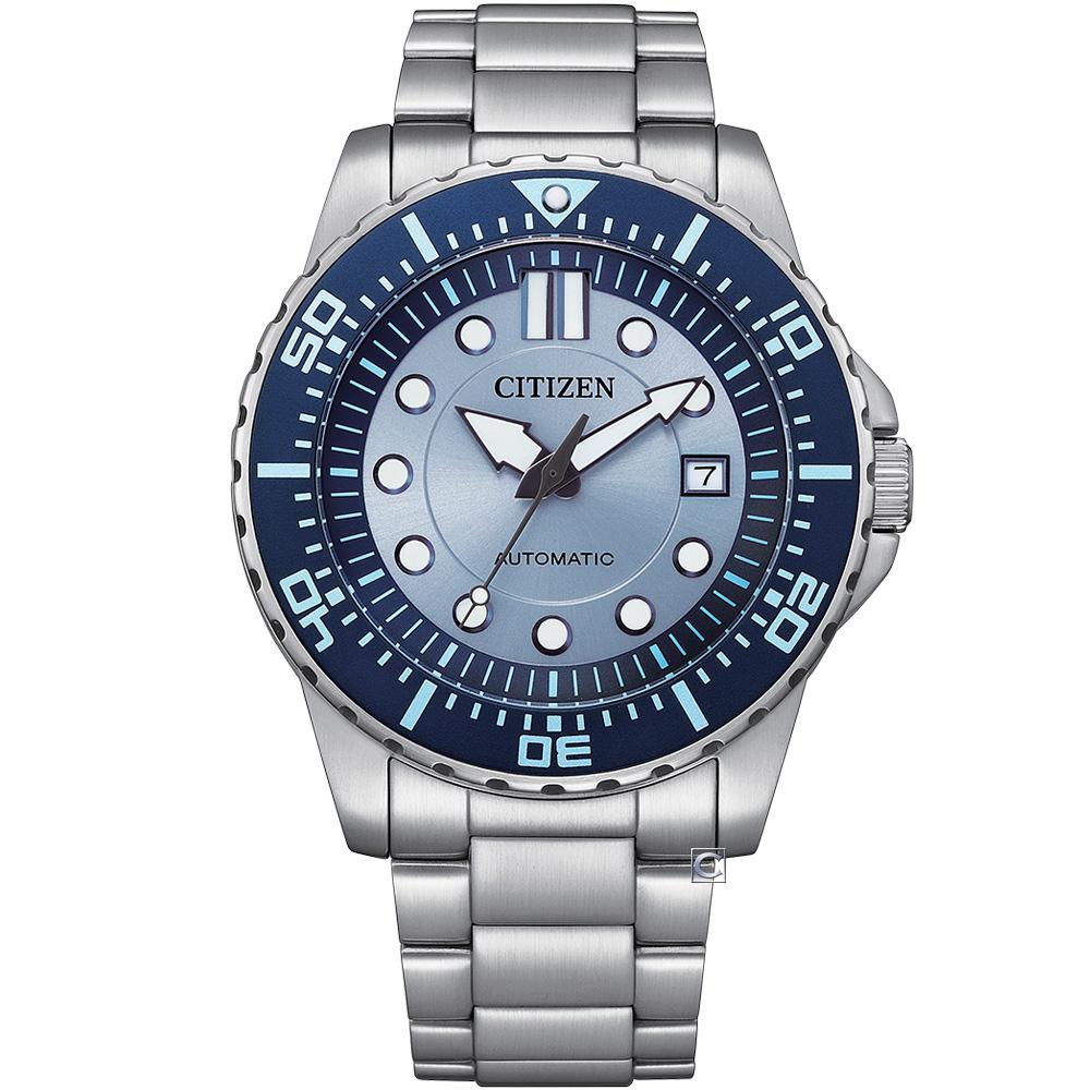 CITIZEN 星辰錶 Mechanical Beginning Blue  晨初 機械錶 男錶 手錶 指針錶43mm-NJ0178-81M