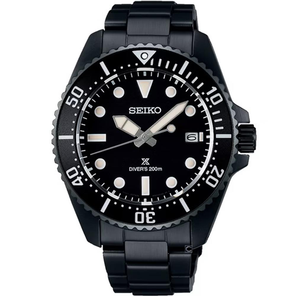 SEIKO 精工 PROSPEX 太陽能錶 200米防水 潛水錶 手錶 男錶-41mm/V157-00A0SD.SNE599P1