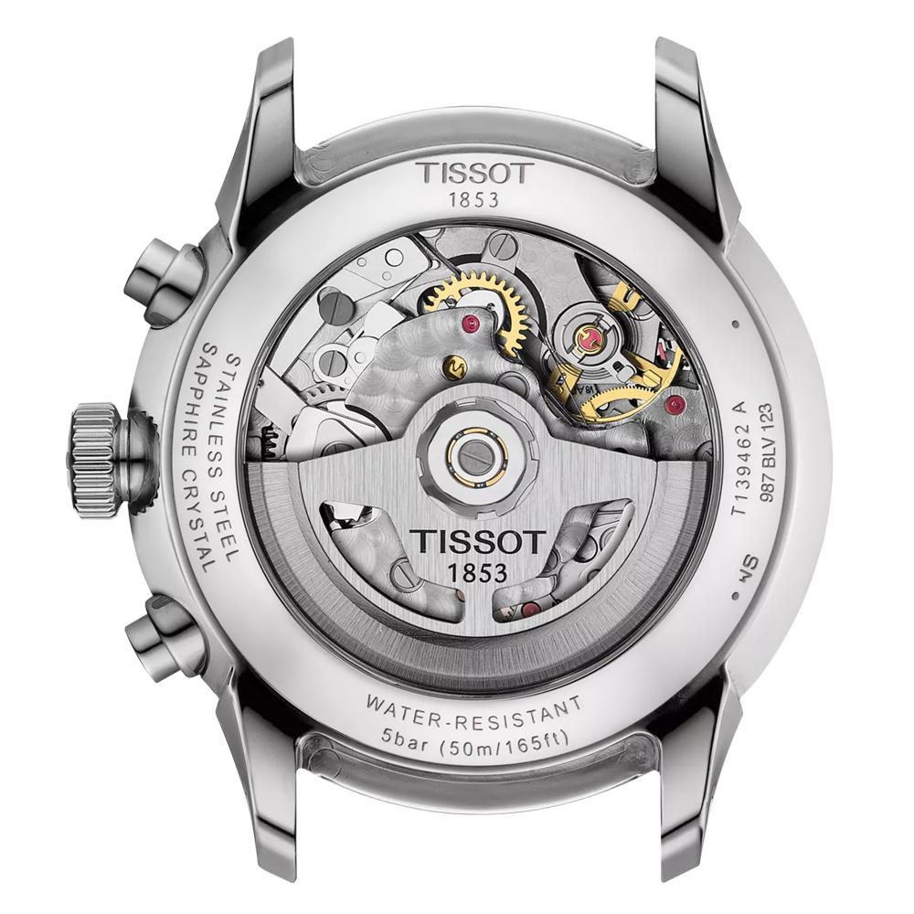 TISSOT 天梭錶  Chemin Des Tourelles 杜魯爾 計時機械錶 男錶-42mm/T1394621103800