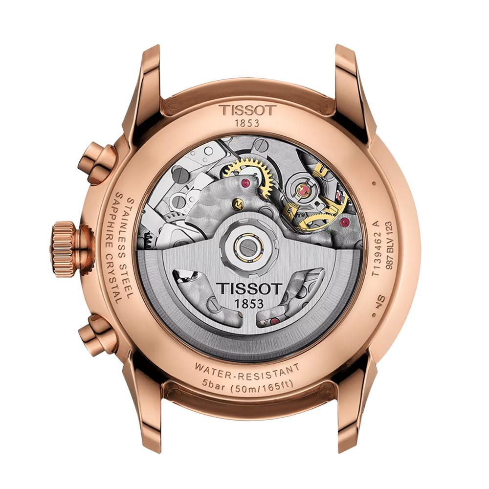 TISSOT 天梭錶  Chemin Des Tourelles 杜魯爾 計時機械錶 男錶-42mm/T1394623629800