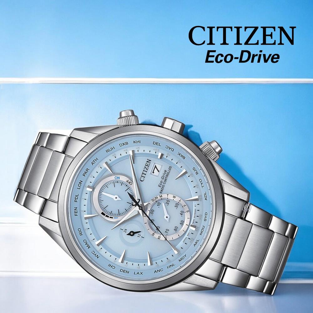 CITIZEN 星辰錶 空中之鷹 Eco-Drive光動能時計腕錶 男錶 手錶/43mm AT8260-69M