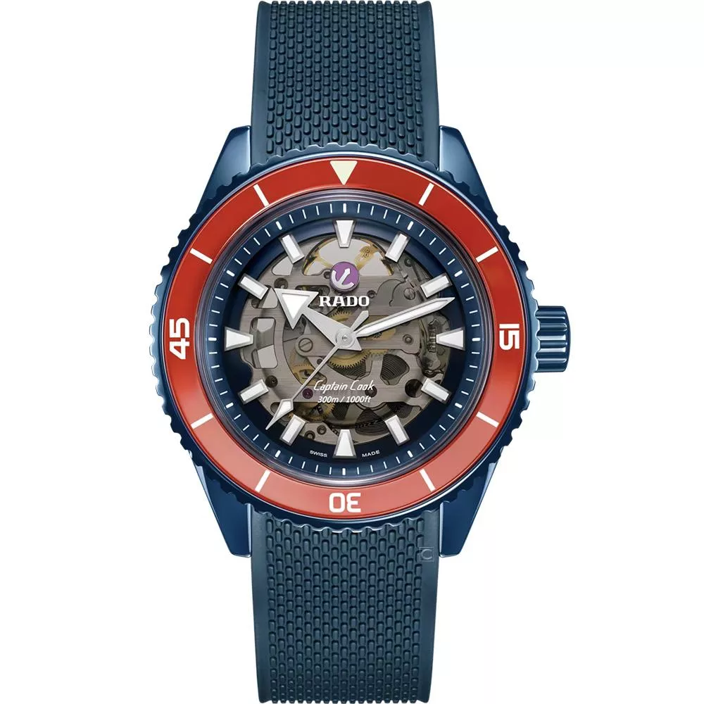 RADO 雷達錶 Captain Cook 庫克船長系列 高科技陶瓷 限定版 機械錶-R32152209 限量262只 RADO 雷達錶 Captain Cook 庫克船長系列 高科技陶瓷 限定版 機械錶-R32152209 限量262只