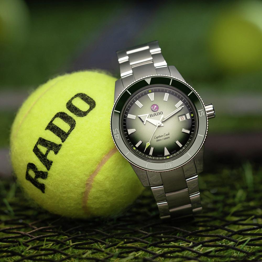 RADO 雷達錶 Captain Cook 庫克船長系列 卡梅隆·諾里量版機械錶-R32149318