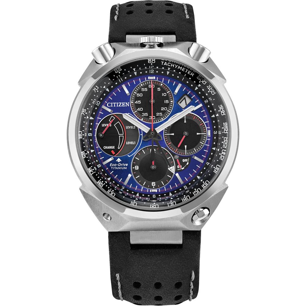 (聊聊甜甜價)CITIZEN 星辰 PROMASTER系列 Tsuno Chrono 50週年限定 牛頭錶 光動能 男錶 手錶-AV0088-01L