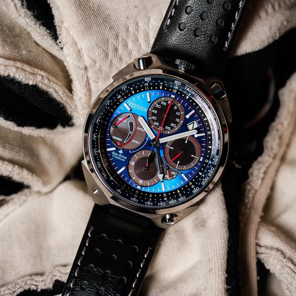 (聊聊甜甜價)CITIZEN 星辰 PROMASTER系列 Tsuno Chrono 50週年限定 牛頭錶 光動能 男錶 手錶-AV0088-01L