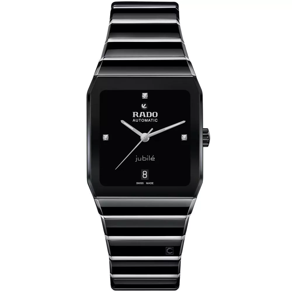 RADO 雷達錶 Anatom系列 精密陶瓷 方形 機械錶 黑色 手錶-R10201712 RADO 雷達錶 Anatom系列 精密陶瓷 方形 機械錶 黑色 手錶-R10201712
