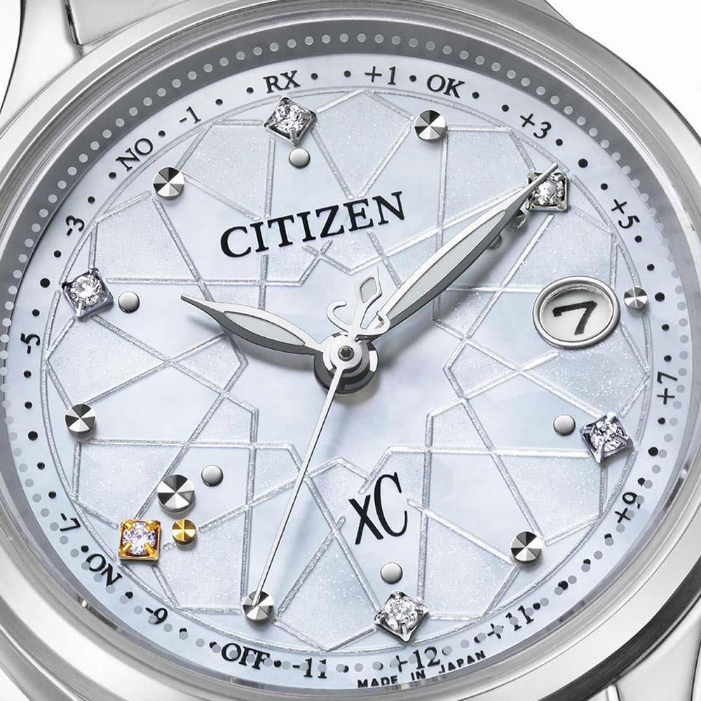 (聊聊甜甜價) CITIZEN 星辰錶 xC系列 hikari collection 限量版鈦金屬 太陽能錶 電波錶 女錶-27mm ES9490-87D