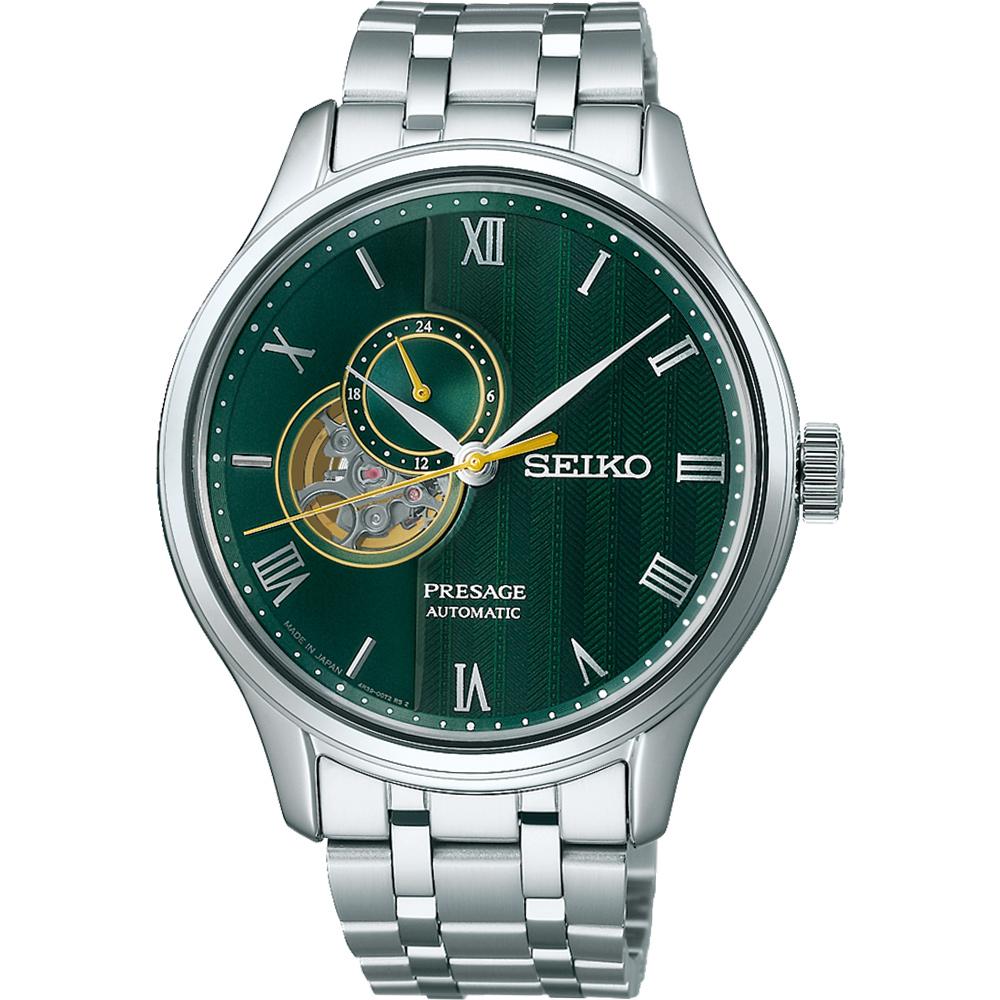 (聊聊甜甜價)  SEIKO 精工 Presage 日式庭園開芯機械錶 男錶 女錶-41mm-SSA463J1/4R39-00W0G_SK043