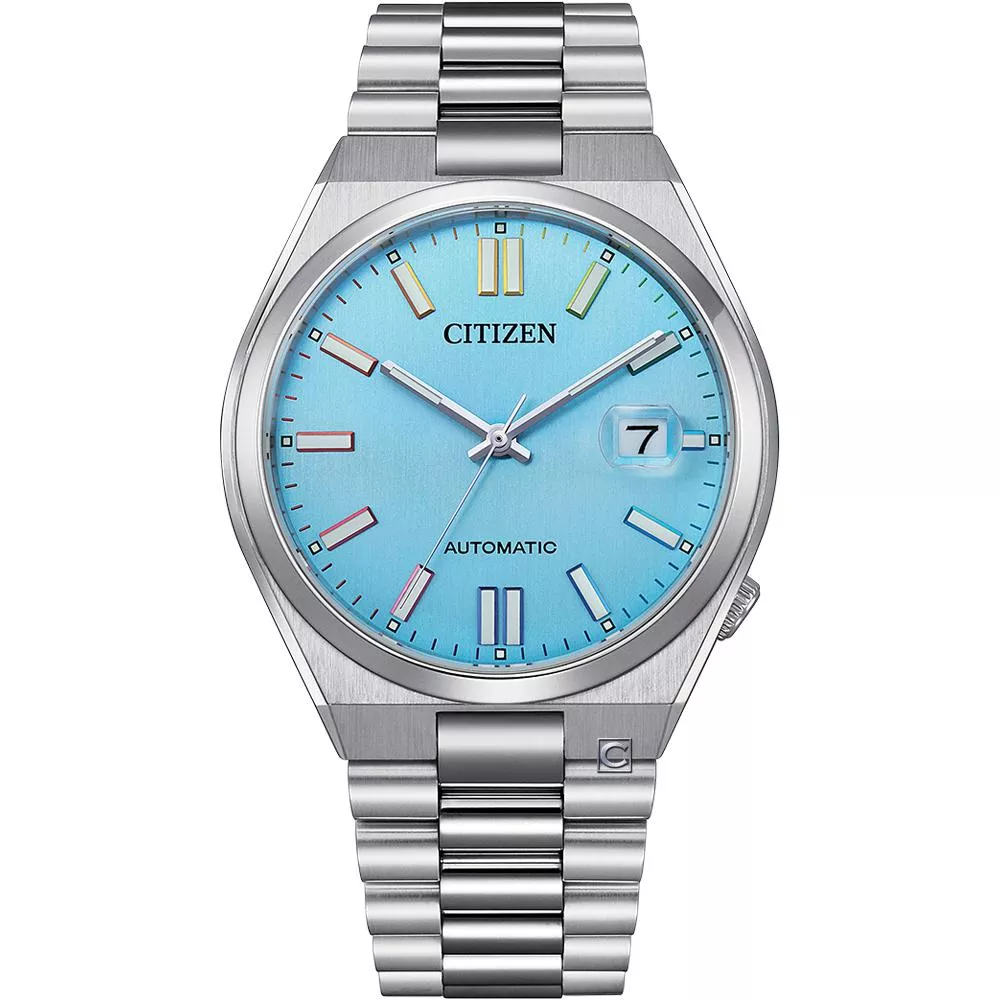 (聊聊甜甜價)  CITIZEN 星辰 Mechanical系列 TSUYOSA 復古機械錶 男錶 手錶-40mm藍 NJ0151-53L