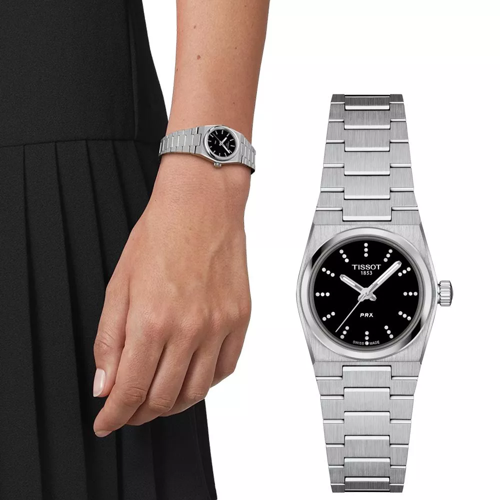 (聊聊甜甜價) TISSOT 天梭 官方授權 PRX系列 25mm 魅力時尚鑽錶 女錶-T1370101105600