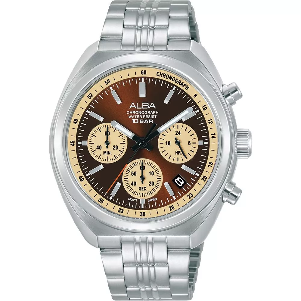 (聊聊甜甜價)  ALBA 雅柏錶 ACTIVE 極速鋒潮計時男錶 手錶-40.1mm VD53-X406B.AT3K07X1