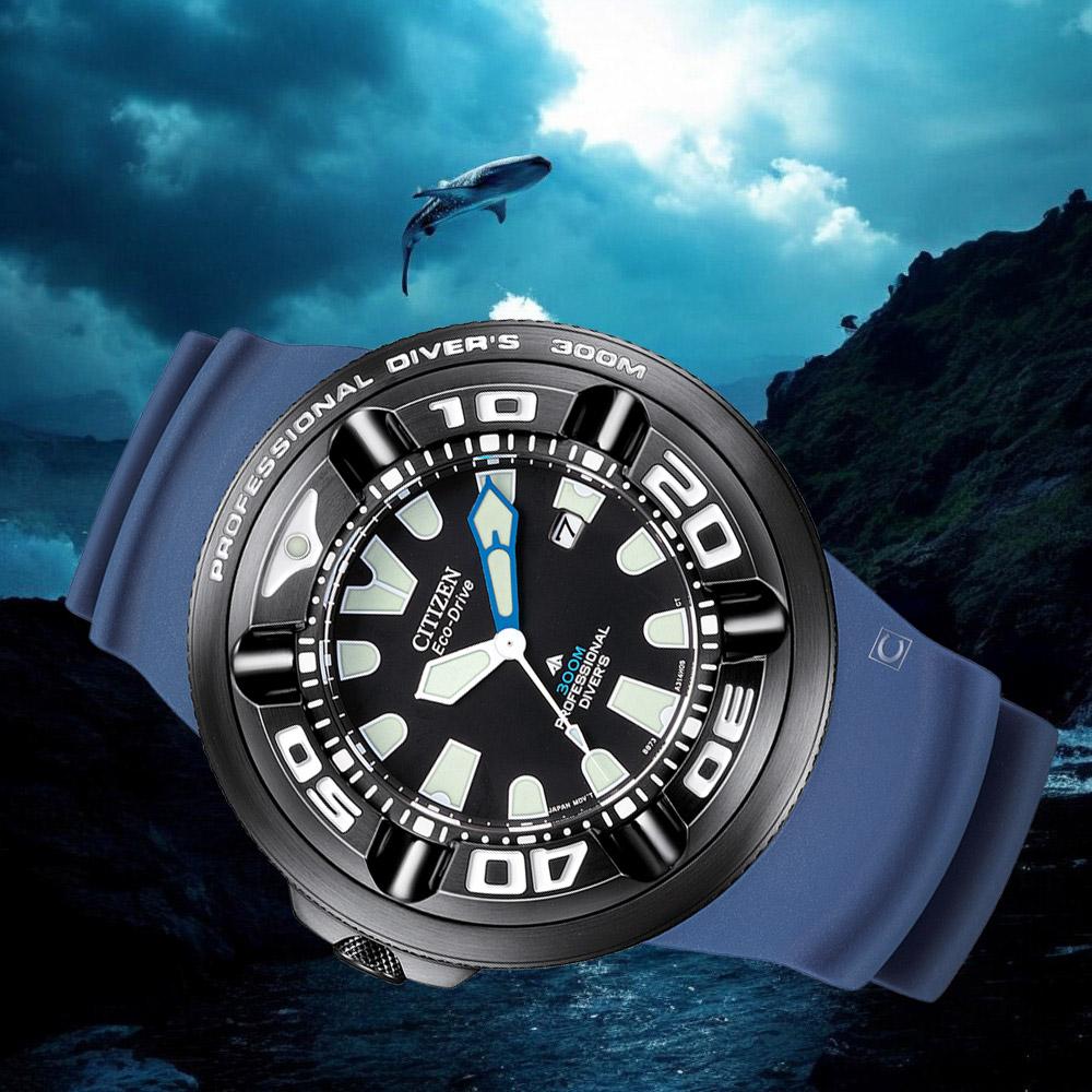 (聊聊甜甜價)  CITIZEN 星辰 PROMASTER Marine 系列 專業潛水錶 男錶 手錶-BJ8055-04E