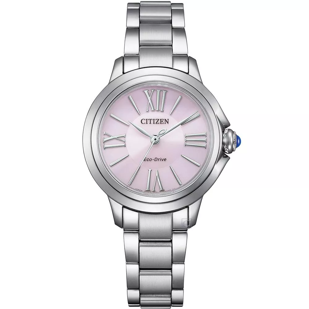 (聊聊甜甜價) CITIZEN 星辰錶 L系列 柔粉之韻 光動能 女錶 手錶-EM1160-58X/錶徑30.3mm