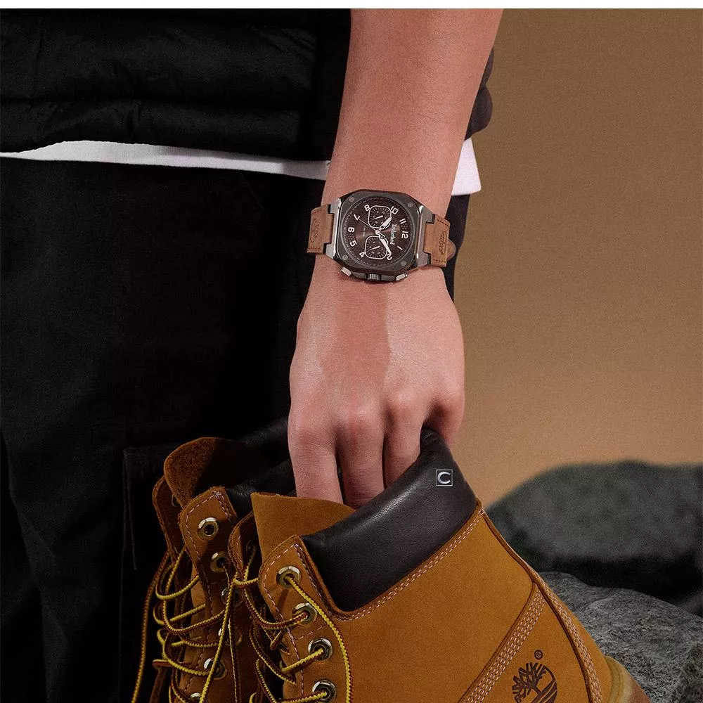 (聊聊甜甜價) Timberland 天柏嵐  MACKINAC系列 蜂巢方形雙時腕錶-41mm TDWGF0055001