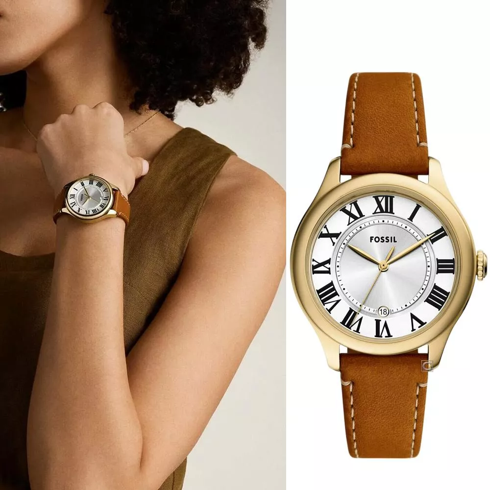 (聊聊甜甜價) FOSSIL Gilmore 優雅金飾羅馬數字女錶 手錶-ES5397 (聊聊甜甜價) FOSSIL Gilmore 優雅金飾羅馬數字女錶 手錶-ES5397