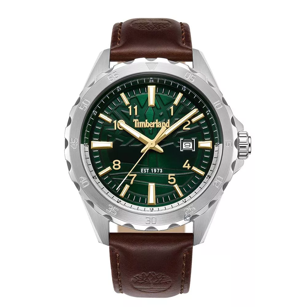 (聊聊甜甜價) Timberland 天柏嵐 經典大樹大三針 時尚腕錶 男錶 女錶-45mm綠 TDWGB0055801