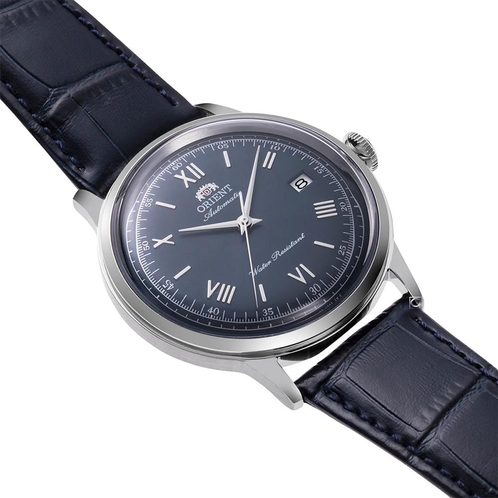 (聊聊甜甜價)  ORIENT 東方錶 Classic Bambino 復古機械腕錶 男錶 手錶-40.5mm藍 RA-AC0024L