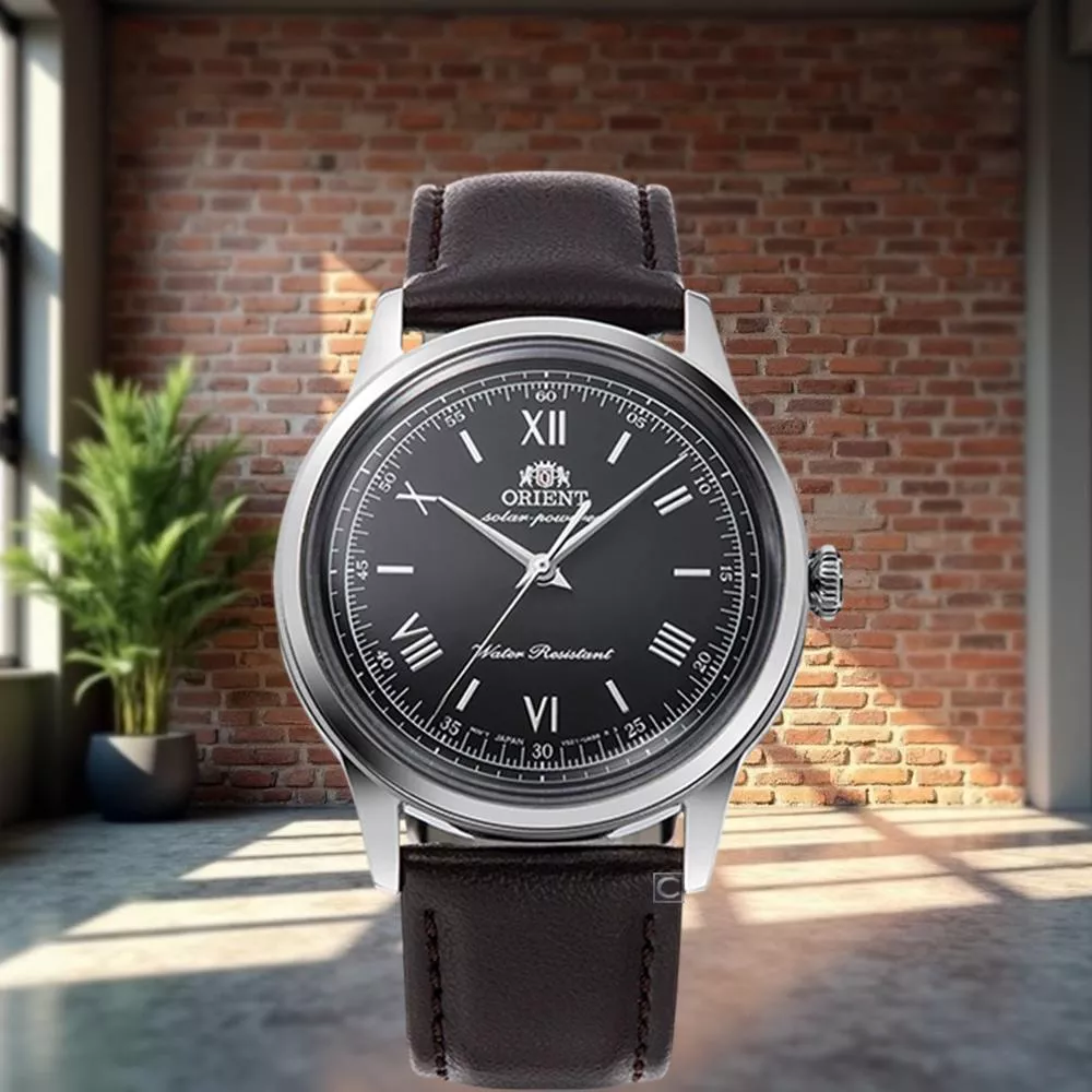 (聊聊甜甜價) ORIENT 東方錶 復古三針太陽能腕錶 男錶 女錶-38.4mm RA-WK0004L