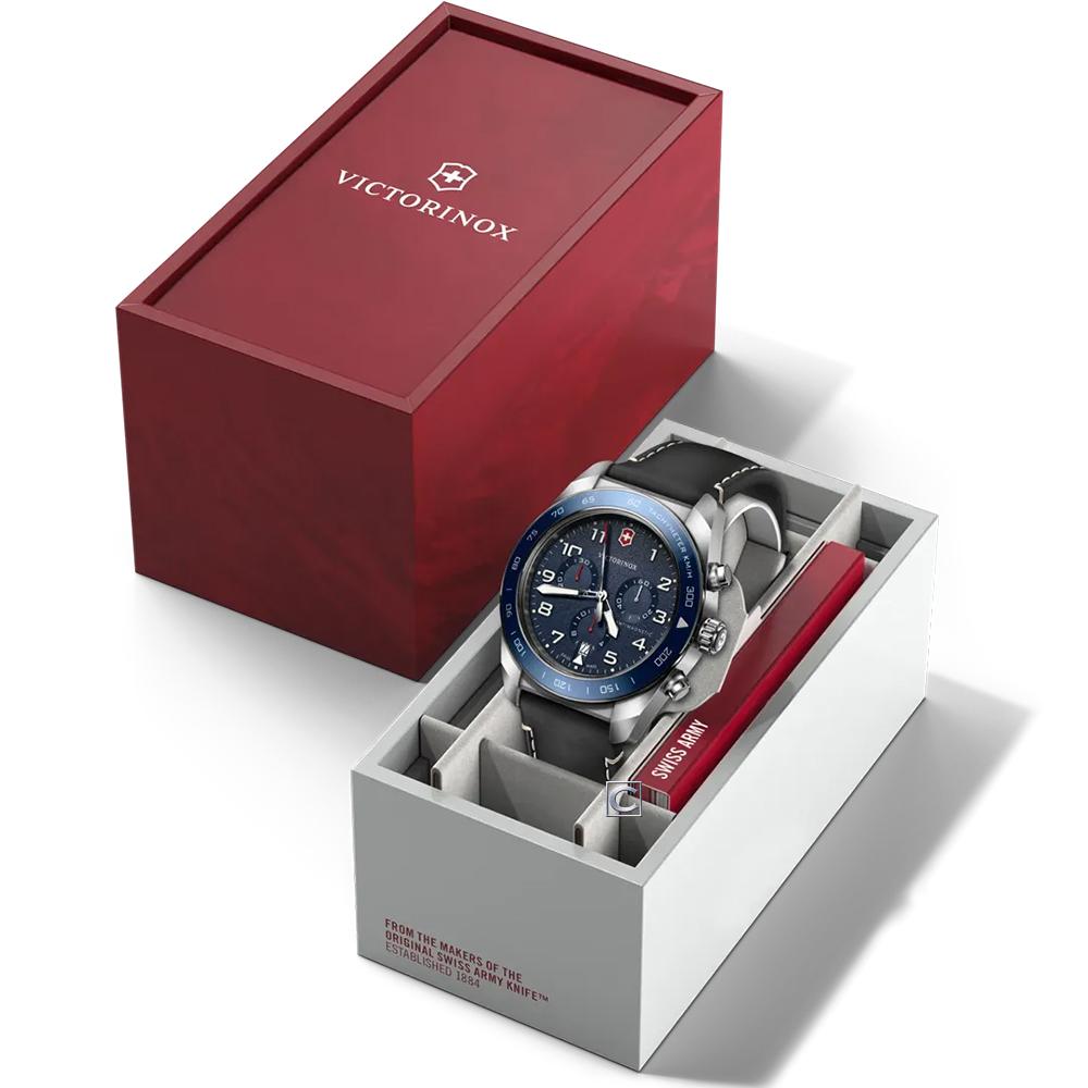 (聊聊甜甜價)  Victorinox 瑞士維氏錶 Swiss Army 計時碼錶時尚腕錶 男錶 手錶-VISA-242047