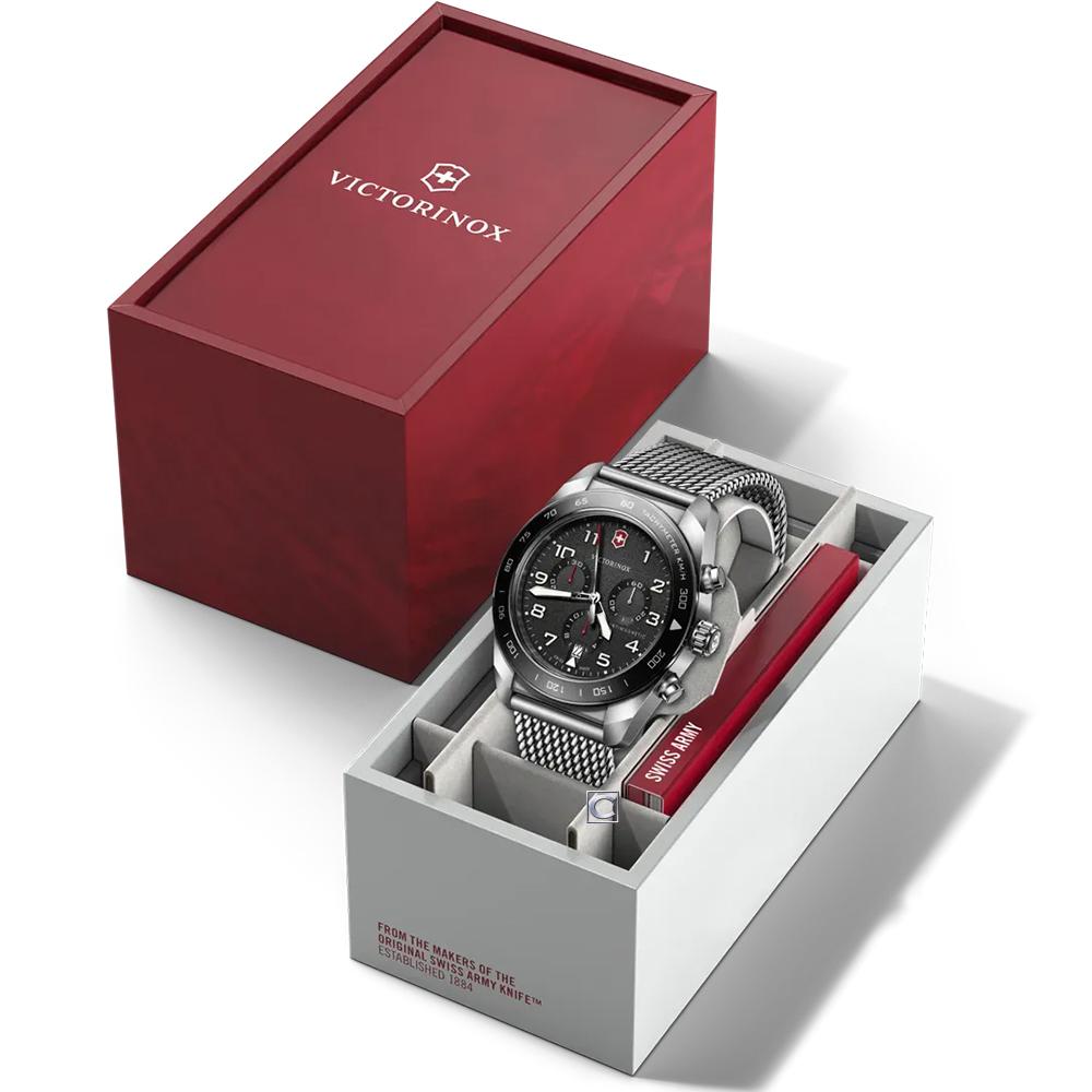 (聊聊甜甜價) Victorinox 瑞士維氏錶 Swiss Army 計時碼錶時尚腕錶 男錶 手錶-VISA-242048