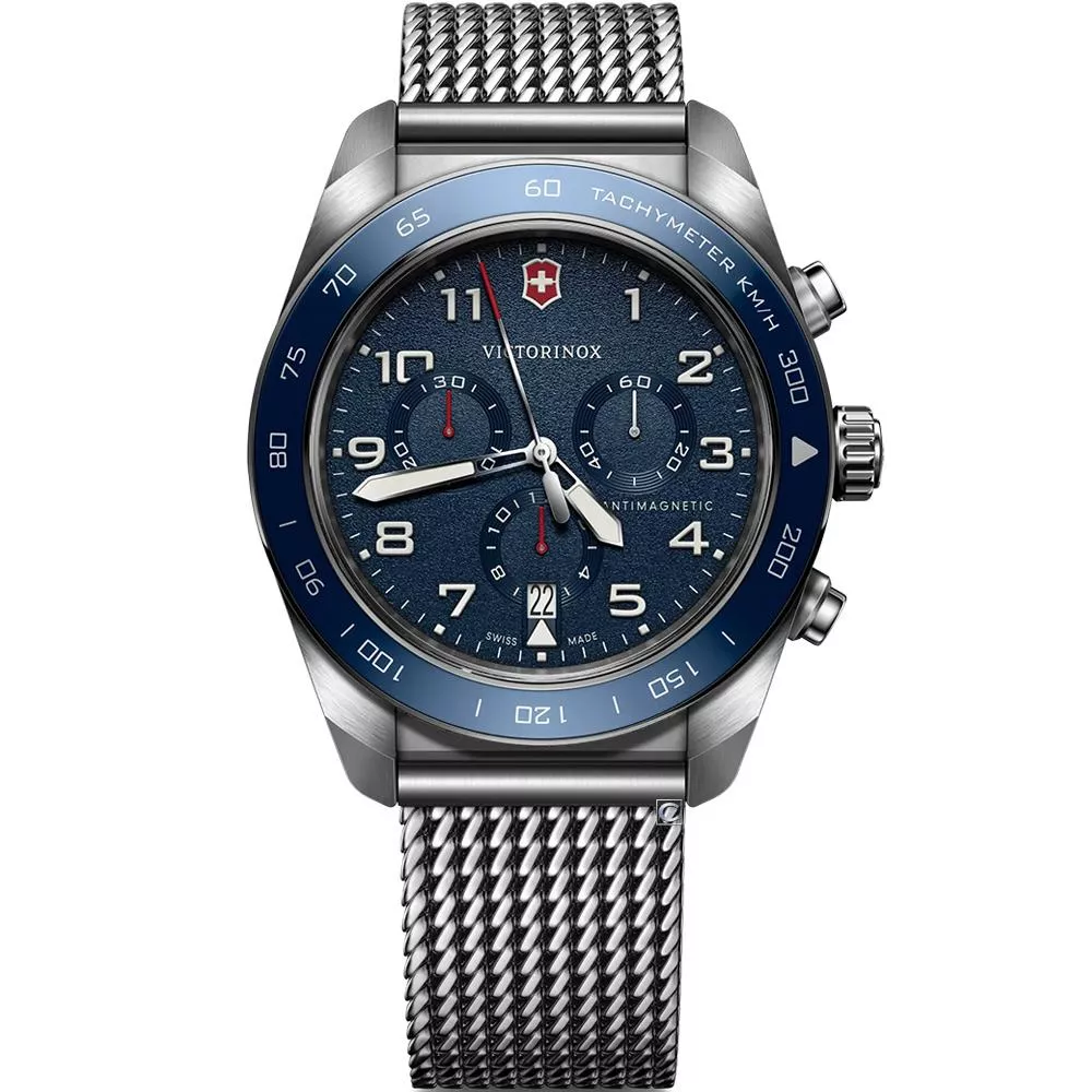 (聊聊甜甜價)  Victorinox 瑞士維氏錶 Swiss Army 計時碼錶時尚腕錶 男錶 手錶-VISA-242049