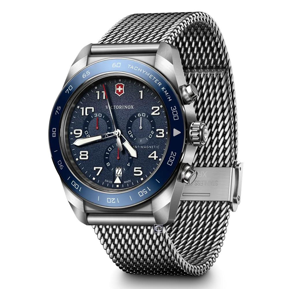 (聊聊甜甜價)  Victorinox 瑞士維氏錶 Swiss Army 計時碼錶時尚腕錶 男錶 手錶-VISA-242049