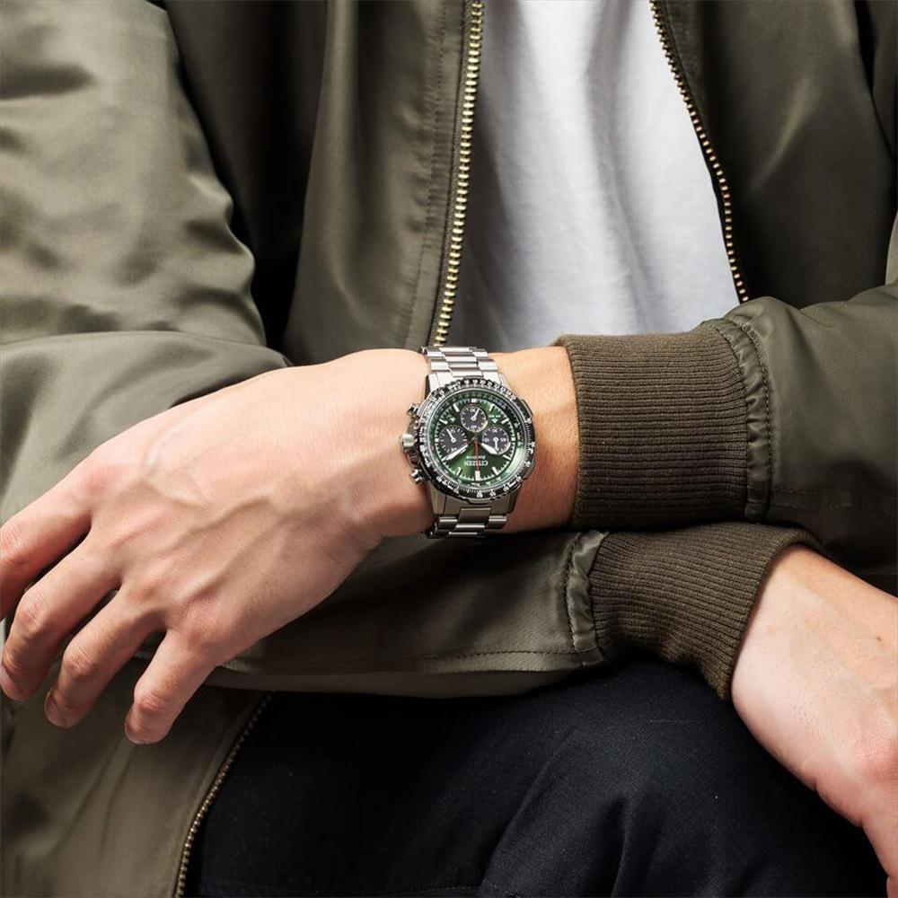 (聊聊甜甜價) CITIZEN 星辰錶  Promaster 空中之鷹 光動能 計時腕錶 男錶 手錶-40mm CA4664-60W