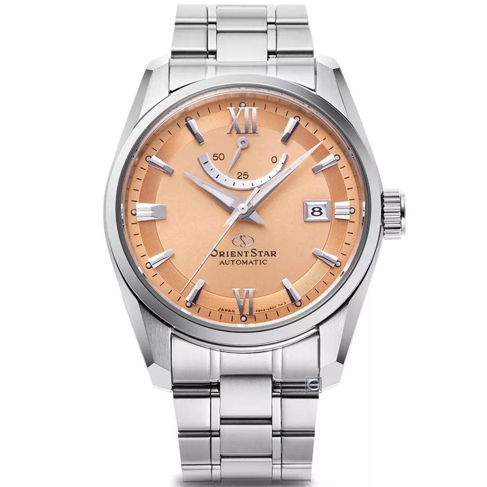 (聊聊甜甜價) ORIENT STAR 東方之星 CLASSIC系列 動力儲存 機械錶 鋼帶款 手錶 藍寶石-RE-AU0108G