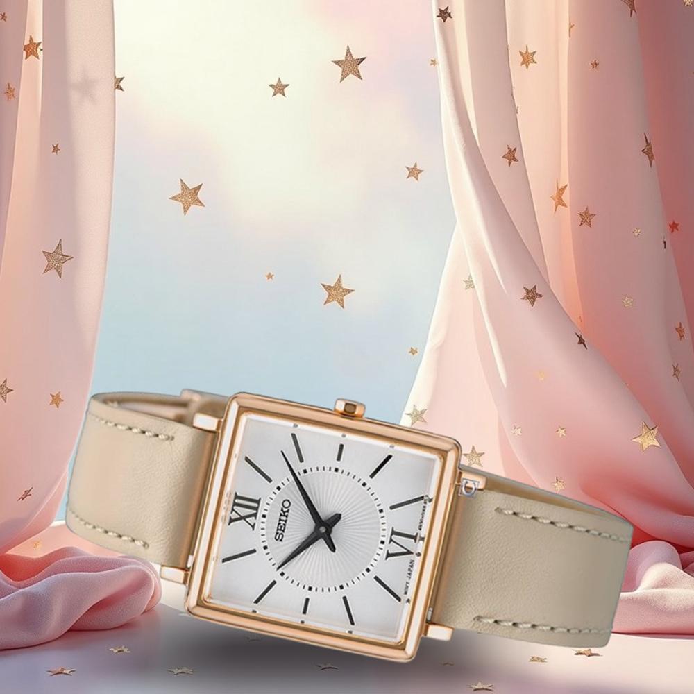 (聊聊甜甜價) SEIKO 精工錶 CS 獨特方形設計女錶 手錶-4N30-00N0W.SWR114P1