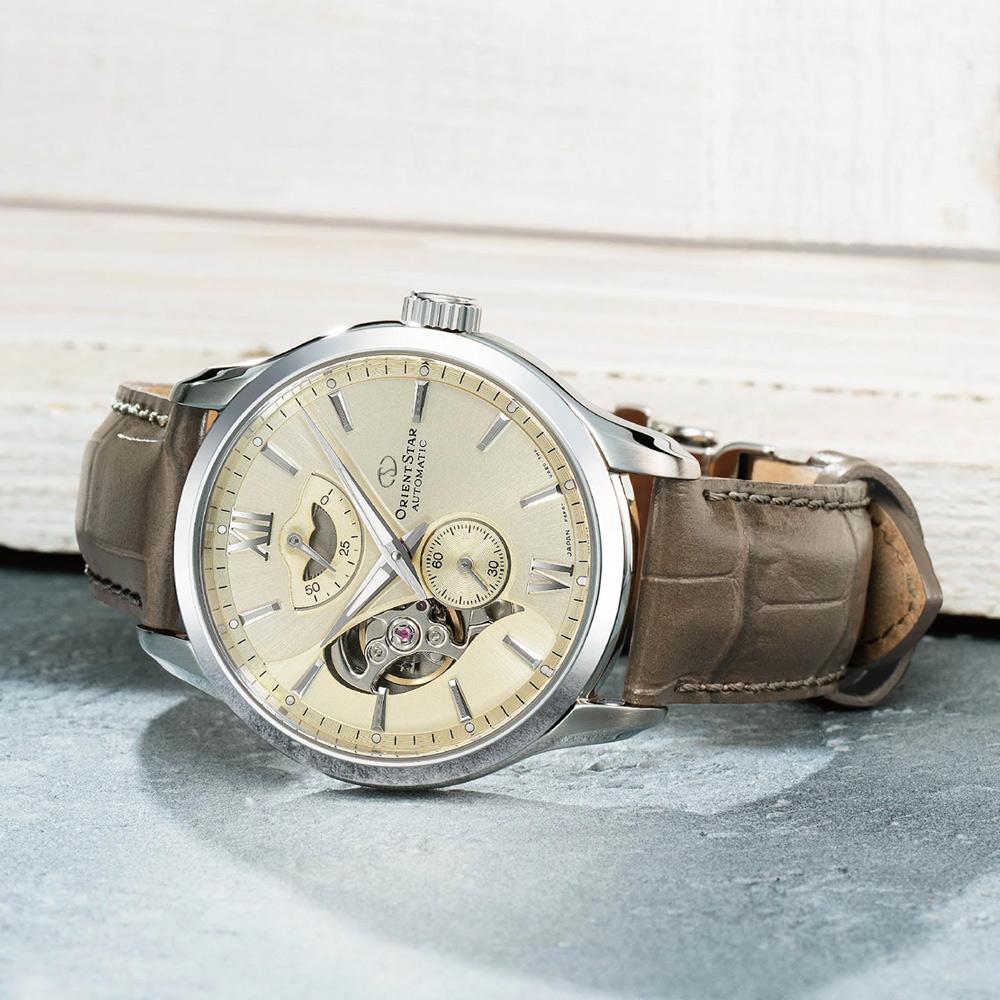 (聊聊甜甜價)  ORIENT STAR  東方之星 Layered Skeleton 鏤空機械錶 男錶 女錶 手錶-41mm RE-AV0B10G