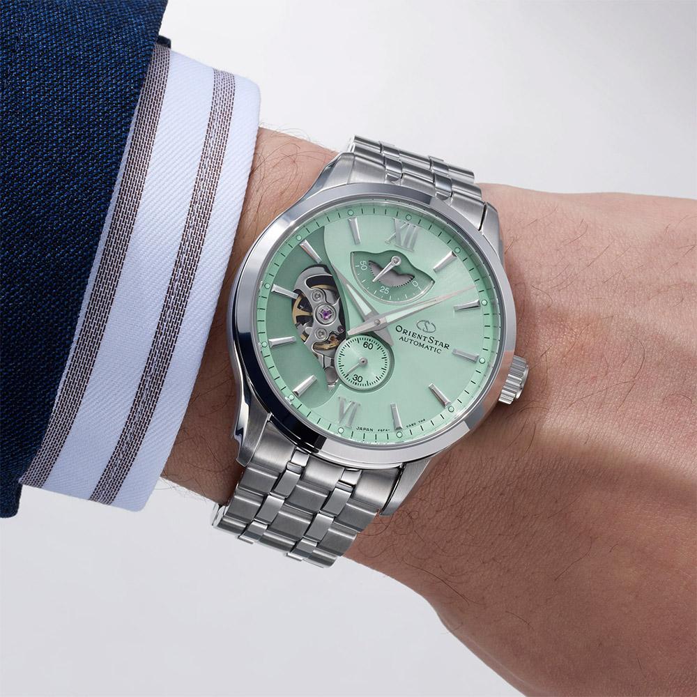 (聊聊甜甜價)  ORIENT STAR 東方之星 Layered Skeleton 限量 鏤空機械錶 男錶 女錶 手錶-41mm RE-AV0B11E