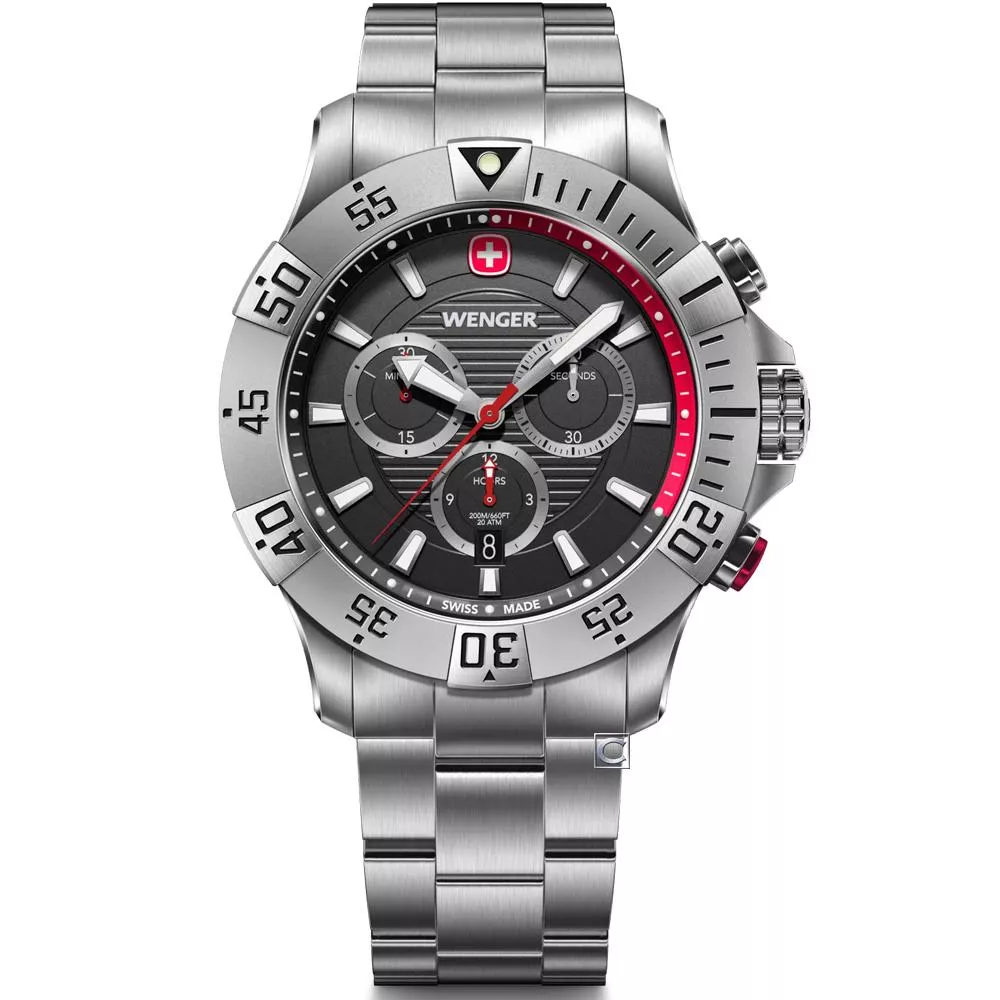 WENGER 威格錶 Seaforce 征服怒海 200米潛水錶 男錶 手錶-01.0643.123