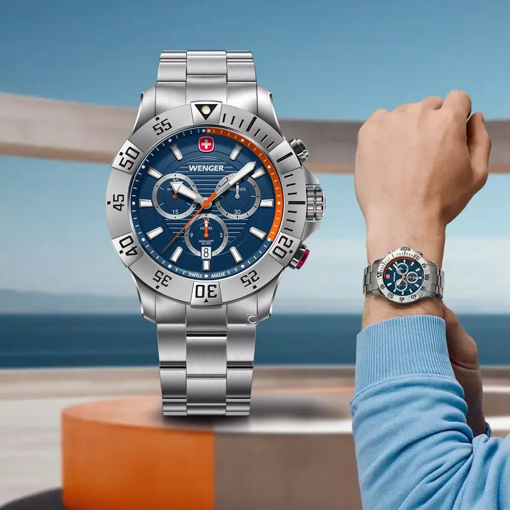 WENGER 威格錶 Seaforce 征服怒海 200米潛水錶 男錶 手錶-01.0643.125 WENGER 威格錶 Seaforce 征服怒海 200米潛水錶 男錶 手錶-01.0643.125