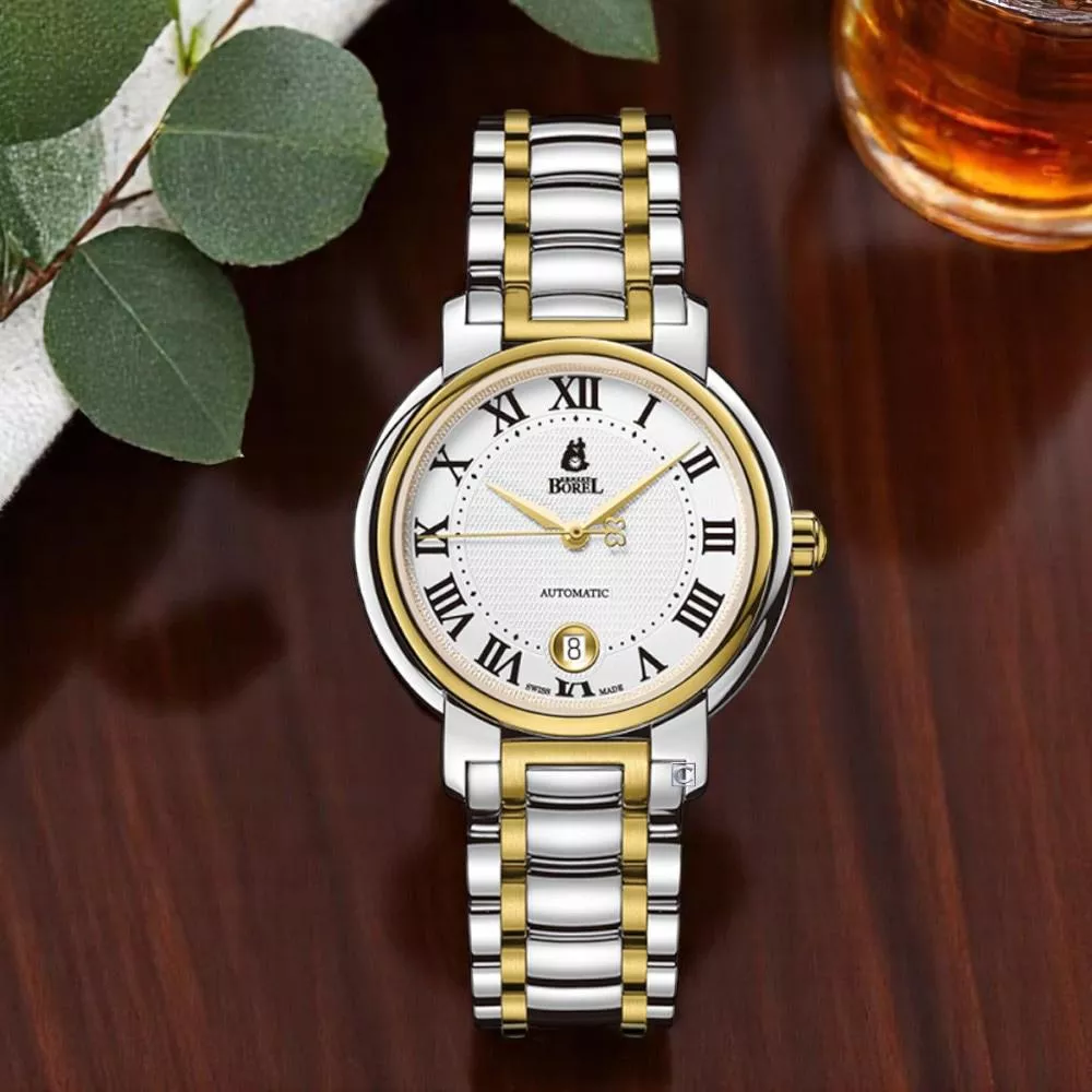 (聊聊甜甜價) ERNEST BOREL 瑞士依波路錶 傳奇系列 機械錶 男錶 手錶-GB1856N-252/ 40.5mm