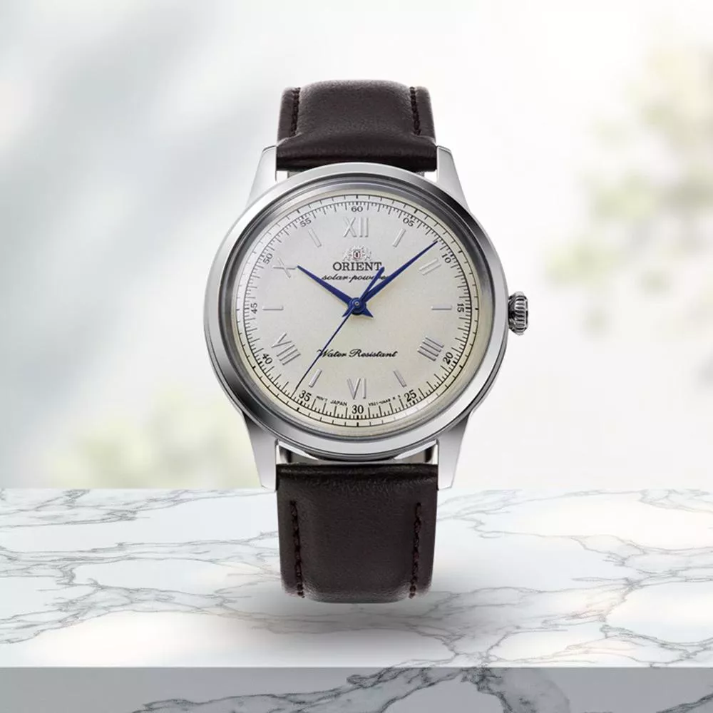 (聊聊甜甜價)  ORIENT 東方錶 復古三針太陽能腕錶 男錶 女錶-38.4mm RA-WK0003G