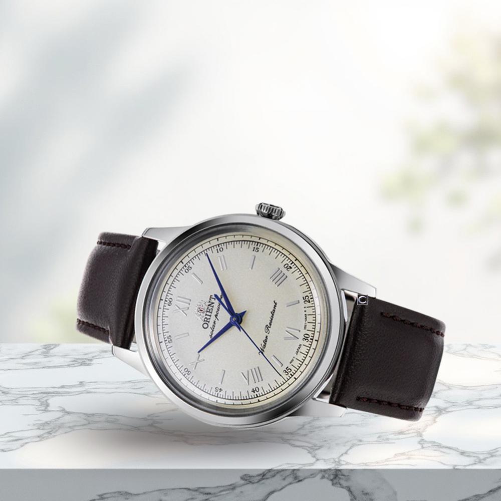 (聊聊甜甜價)  ORIENT 東方錶 復古三針太陽能腕錶 男錶 女錶-38.4mm RA-WK0003G