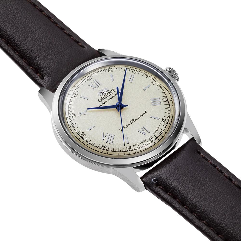 (聊聊甜甜價)  ORIENT 東方錶 復古三針太陽能腕錶 男錶 女錶-38.4mm RA-WK0003G
