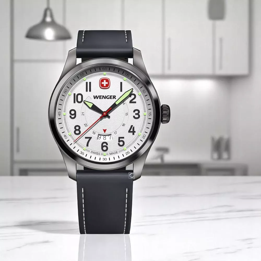 (聊聊甜甜價)  WENGER 威戈錶  永恆時尚 男錶 手錶 指針錶-01. 0541.126