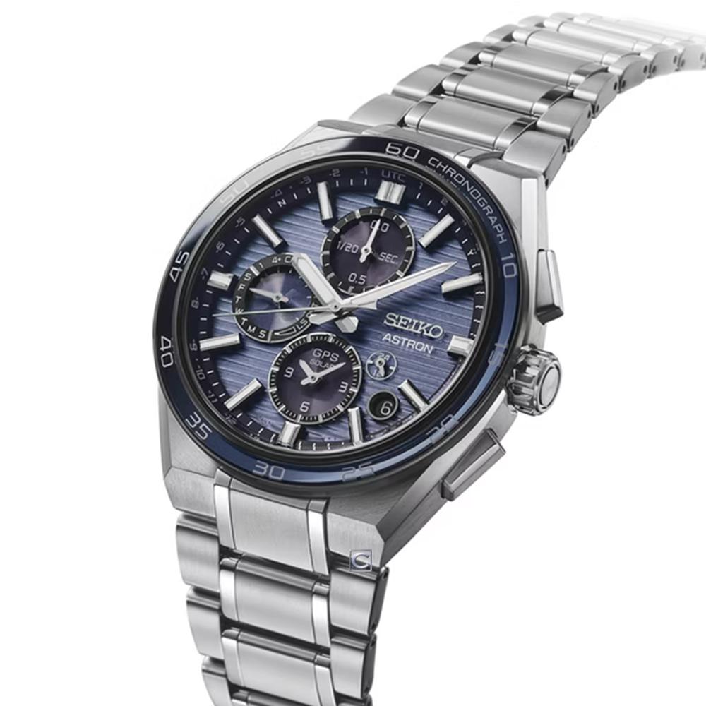 SEIKO精工錶 Astron 太陽能 GPS對時 鈦金屬 計時腕錶 男錶-5X83-0AP0B/SSH175J1_SK043