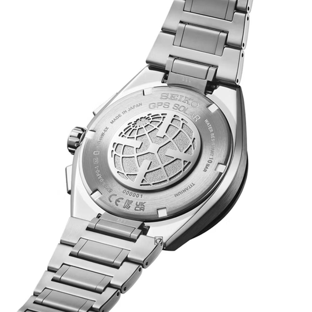 SEIKO精工錶 Astron 太陽能 GPS對時 鈦金屬 計時腕錶 男錶-5X83-0AP0B/SSH175J1_SK043